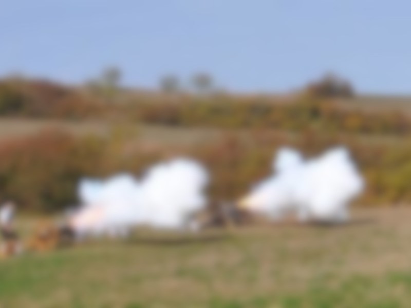 Böllerknall und Pulverdampf